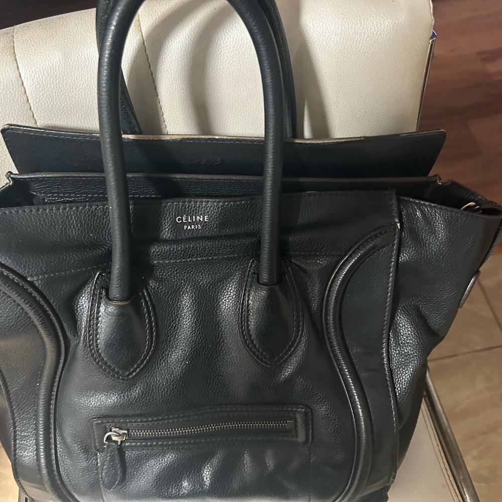Celine bag, medium size, color black